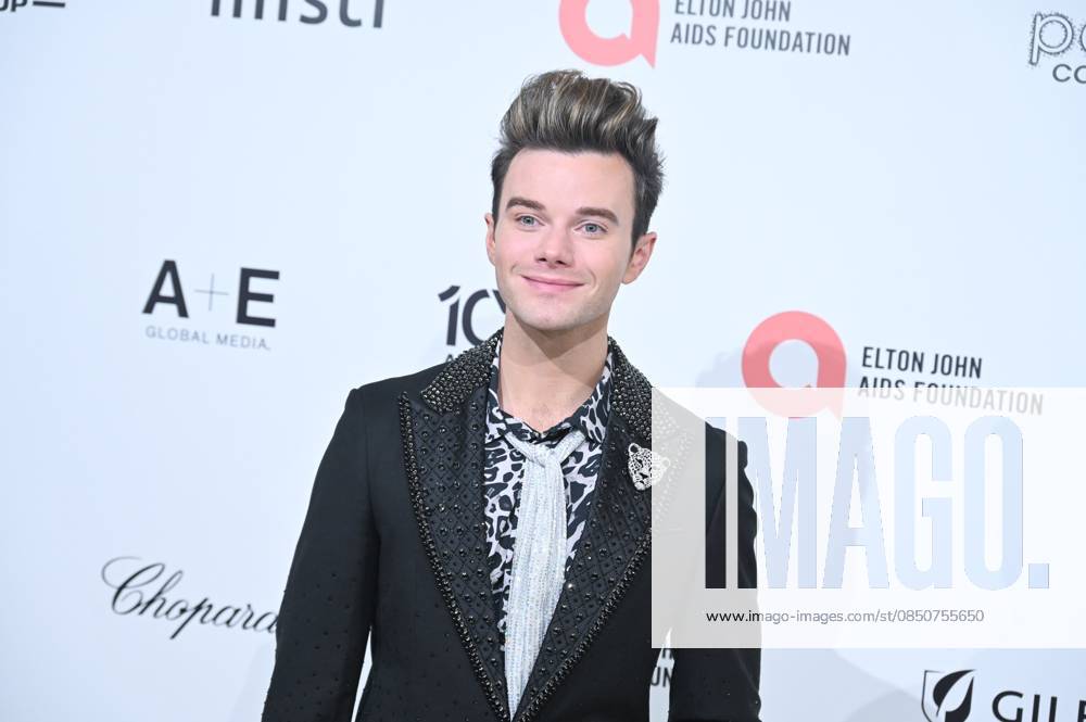 Chris Colfer at arrivals for 34th Annual Elton John AIDS Foundation Academy Awards Viewing Party, West Hollywood Park, Los Angeles, CA, March 15, 2026. Photo By: Michael Mattes Everett Collection 34th Annual Elton John AIDS Foundation Academy Awards Viewing Party PUBLICATIONXNOTxINxCANxCHNxFRAxITAxJPNxNORxPOLxRUSxESPxUKxUSA