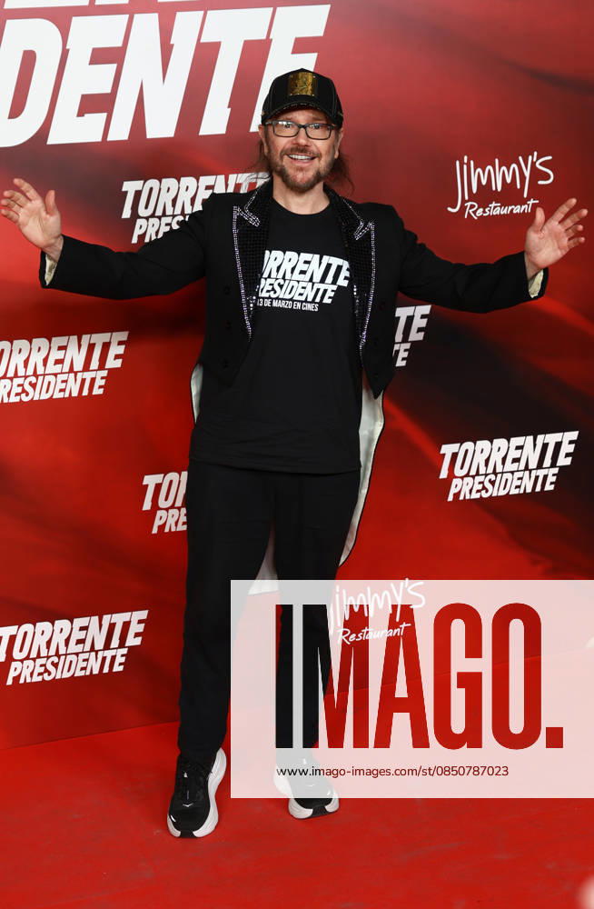 Premier of the film Torrente Presidente Santiago Segura during the premiere of the film Torrente Presidente at the Cines Callao, on March 16, 2026, in Madrid Spain Filmmaker Santiago Segura returns this Friday, March 13, to Spanish theaters with Torrente Presidente , the sixth installment of his successful saga that began in 1998 with Torrente, el brazo tonto de la ley CINEMA PREMIERE GENTE José Madrid Madrid Madrid Espana