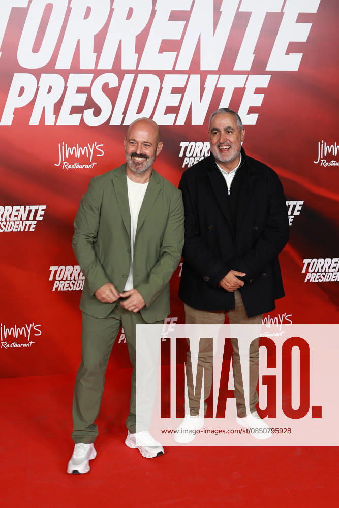 Premier of the film Torrente Presidente Jorge Ventosa and Jorge Salvador during the premiere of the film Torrente Presidente at the Cines Callao, on March 16, 2026, in Madrid Spain Filmmaker Santiago Segura returns this Friday, March 13, to Spanish theaters with Torrente Presidente , the sixth installment of his successful saga that began in 1998 with Torrente, el brazo tonto de la ley CINEMA PREMIERE GENTE José Madrid Madrid Madrid Espana