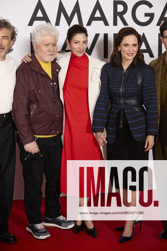 PEDRO ALMODoVAR, BoÂRBARA LENNIE, LEONARDO SBARAGLIA attend the ‘Amarga Navidadâ€⠢ (Bitter Christmas) photocall Madrid Spain - ZUMAc260 20260317_zep_c260_047