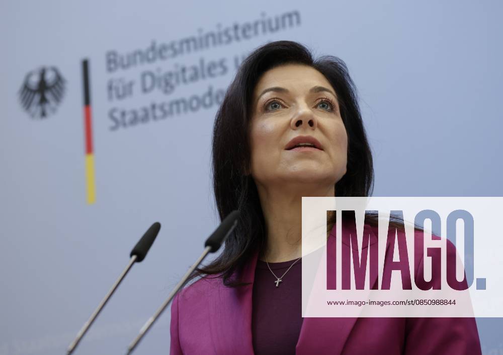 Katherina Reiche Federal Minister for Economic Affairs and Energy, Germany, Berlin, Press statement Federal Minister Reiche with Federal Minister Wildberger on the data center strategy on 18 03 2026