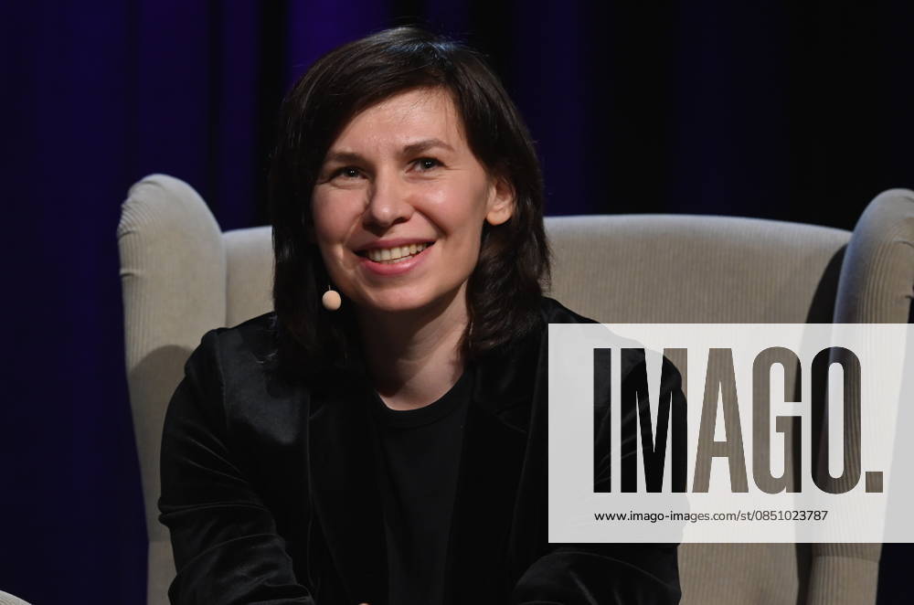 Author Tanja Maljartschuk reads and speaks at Lit Cologne, the international literature festival