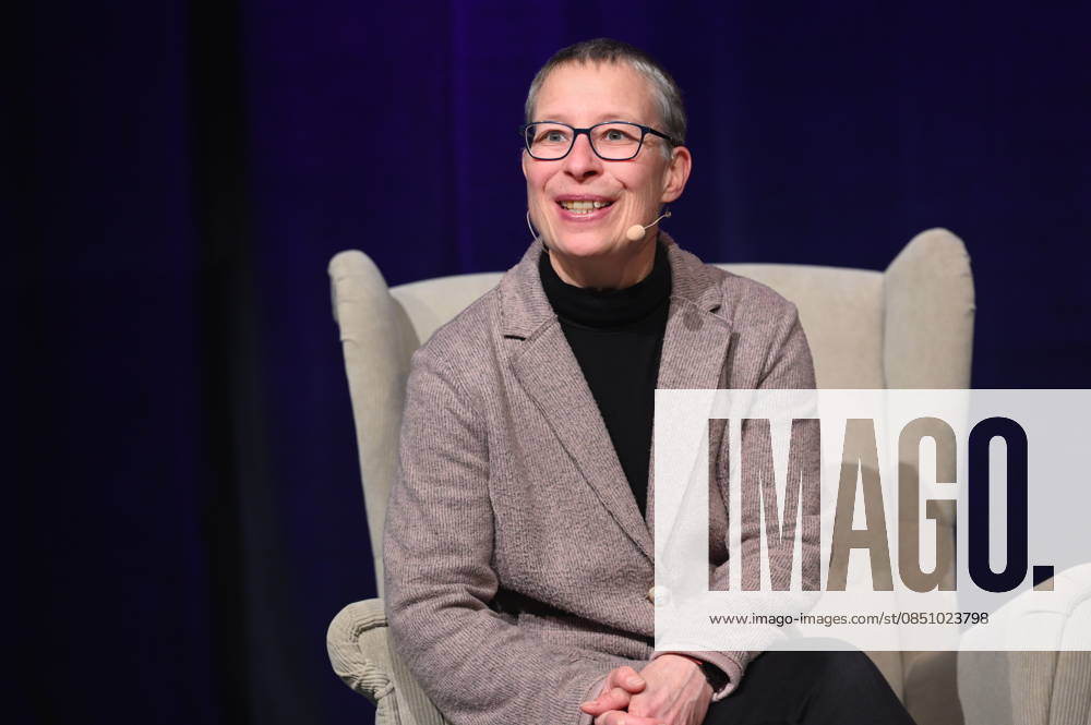 Author Claudia Dathe reads and speaks at Lit Cologne, the international literature festival