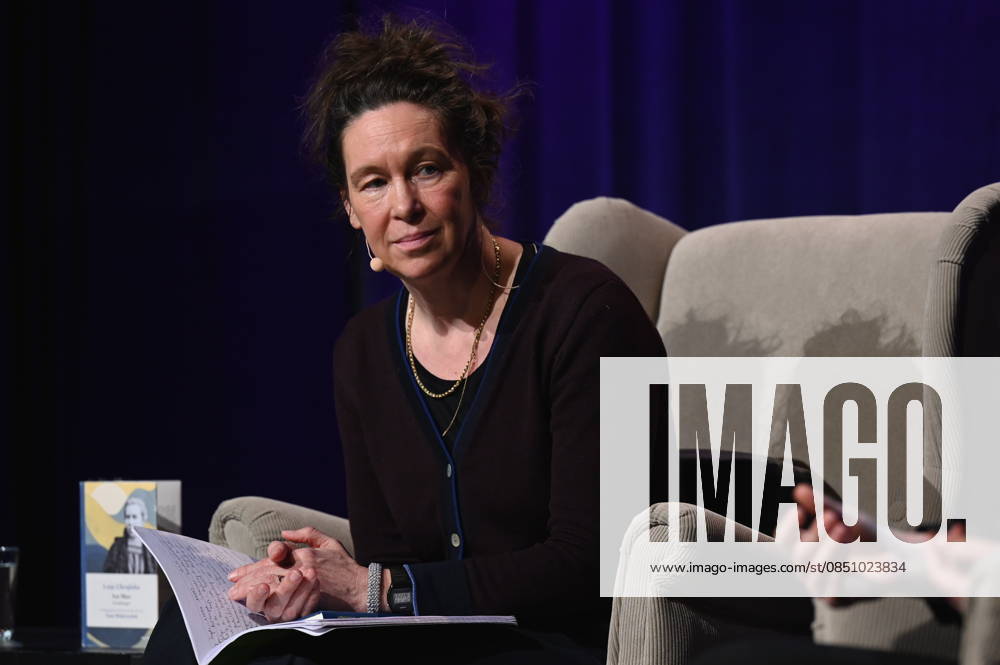 Author Monika Rinck reads and speaks at Lit Cologne, the international literature festival