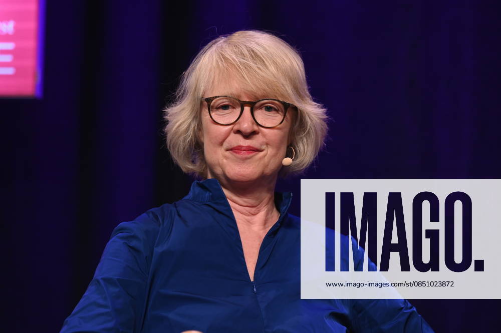 Author Meike Winnemuth reads and speaks at Lit Cologne, the international literature festival