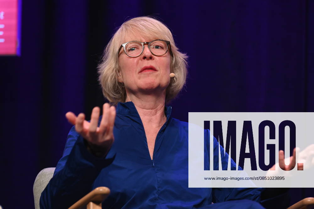 Author Meike Winnemuth reads and speaks at Lit Cologne, the international literature festival