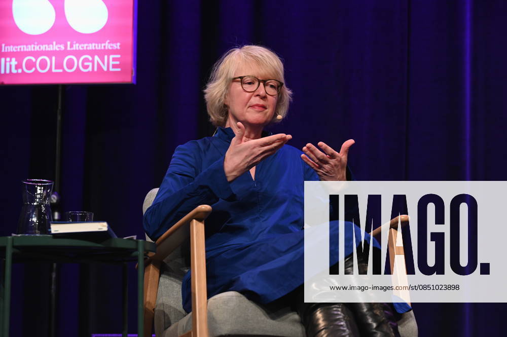 Author Meike Winnemuth reads and speaks at Lit Cologne, the international literature festival