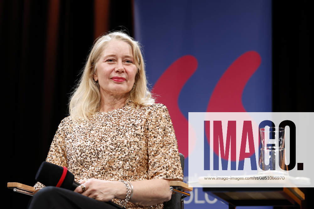 Book illustrator Kat Menschik during her appearance at the Westend event as part of Lit Cologne 2026 in the WDR Funkhaus at Wallrafplatz Cologne, 18 03 2026 NRW Germany