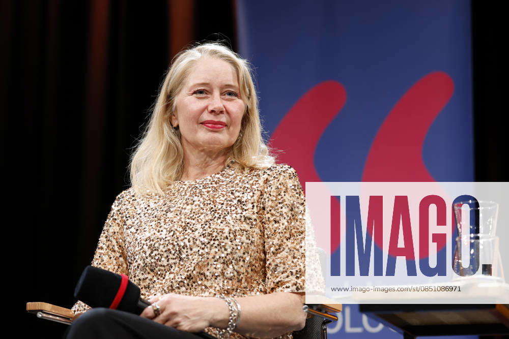 Book illustrator Kat Menschik during her appearance at the Westend event as part of Lit Cologne 2026 in the WDR Funkhaus at Wallrafplatz Cologne, 18 03 2026 NRW Germany