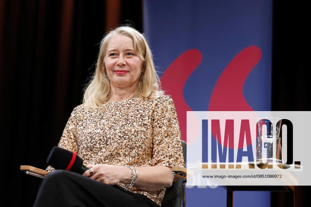 Book illustrator Kat Menschik during her appearance at the Westend event as part of Lit Cologne 2026 in the WDR Funkhaus at Wallrafplatz Cologne, 18 03 2026 NRW Germany