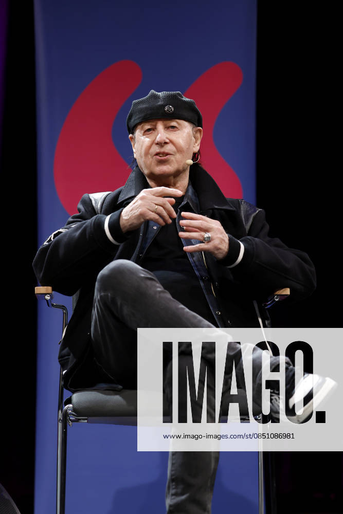 Musician Klaus Meine, frontman of the band Scorpions, at the event Wind of Change Klaus Meine as part of Lit Cologne 2026 in the WDR Funkhaus at Wallrafplatz Cologne, 18 03 2026 NRW Germany