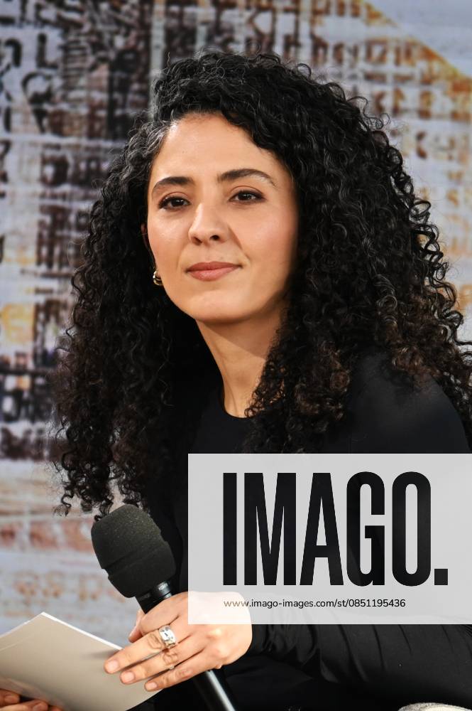 Leipzig Book Fair, Book Fair Leipzig, Saxony from 19 03 to 22 03 2026 First day of the fair Siham El Maimouni, TV presenter in a talk