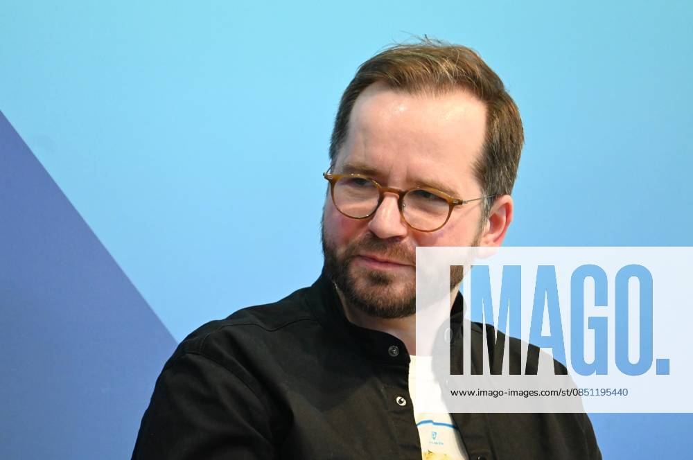 Leipzig Book Fair, Book Fair Leipzig, Saxony from 19 03 to 22 03 2026 First day of the fair Book blogger Tino Schlench in conversation