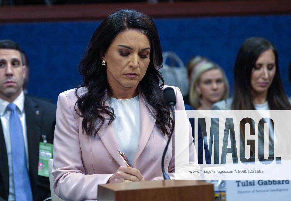 Tulsi Gabbard, Director of National Intelligence (DNI) testifies before the United States House Select Committee on Intelligence hearing on the ˜2026 Annual Worldwide Threats Assessment in the US Capitol in Washington, DC, USA, on Thursday