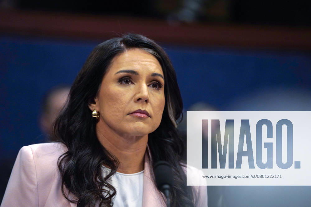 Tulsi Gabbard, Director of National Intelligence (DNI) testifies before the United States House Select Committee on Intelligence hearing on the ˜2026 Annual Worldwide Threats Assessment in the US Capitol in Washington, DC, USA, on Thursday