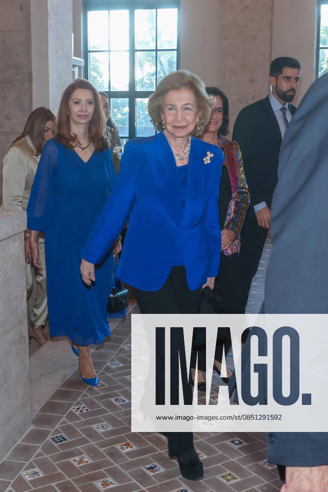 Queen Sofia of Spain arrives to the event Florida, Cuba and the Caribbean in the American Revolution at the Freedom Tower in Miami, Florida, USA, 20 March 2026. Queen Sofia of Spain inaugurated America&Spain250 in Miami, an academic initiative commemorating the 250th anniversary of the founding of the United States and highlighting Spain s contributions to the American Revolution and the shared history between the two countries, as part of her three-day visit to Florida. Queen Sofia inaugurates America&Spain250 in Miami to celebrate the 250th anniversary of the USA !ACHTUNG: NUR REDAKTIONELLE NUTZUNG!