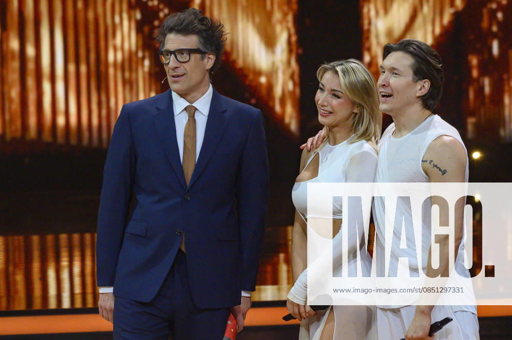 Daniel Hartwich, Anna Carina Woitschack and Evgeny Vinokurov in the third live show of season 19 of the RTL dance show Let s Dance at the MMC Coloneum Cologne, 20 03 2026 Foto:xW.xRanderathx xFuturexImagex lets_dance2003_6430