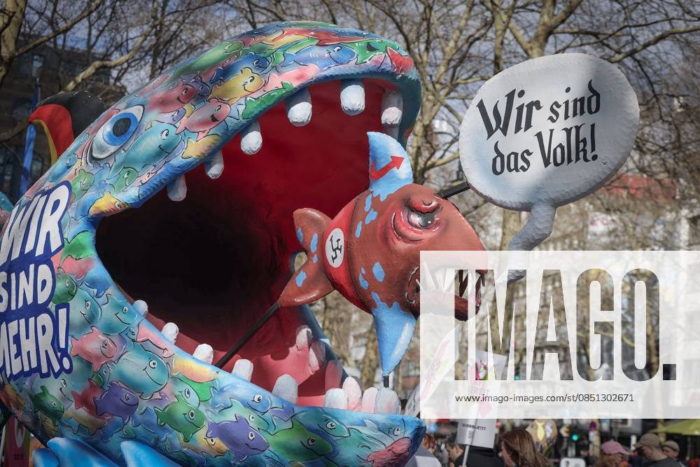 International Day for Elimination of Racial Discrimination march in Cologne COLOGNE, GERMANY - MARCH 21: People, holding banners, gathered at the Suderman Square march during the International Day for the Elimination of Racial Discrimination in Cologne, Germany on March 21, 2026. Thousands of people participated in an anti-racism and far-right march and rally organized by the Cologne Rises Up initiative on the occasion of March 21 International Day for the Elimination of Racial Discrimination . During the march, which lasted approximately four hours in the city center, protesters chanted anti-racist slogans. Kadir Ilboga Anadolu Cologne Germany. Editorial use only. Please get in touch for any other usage.