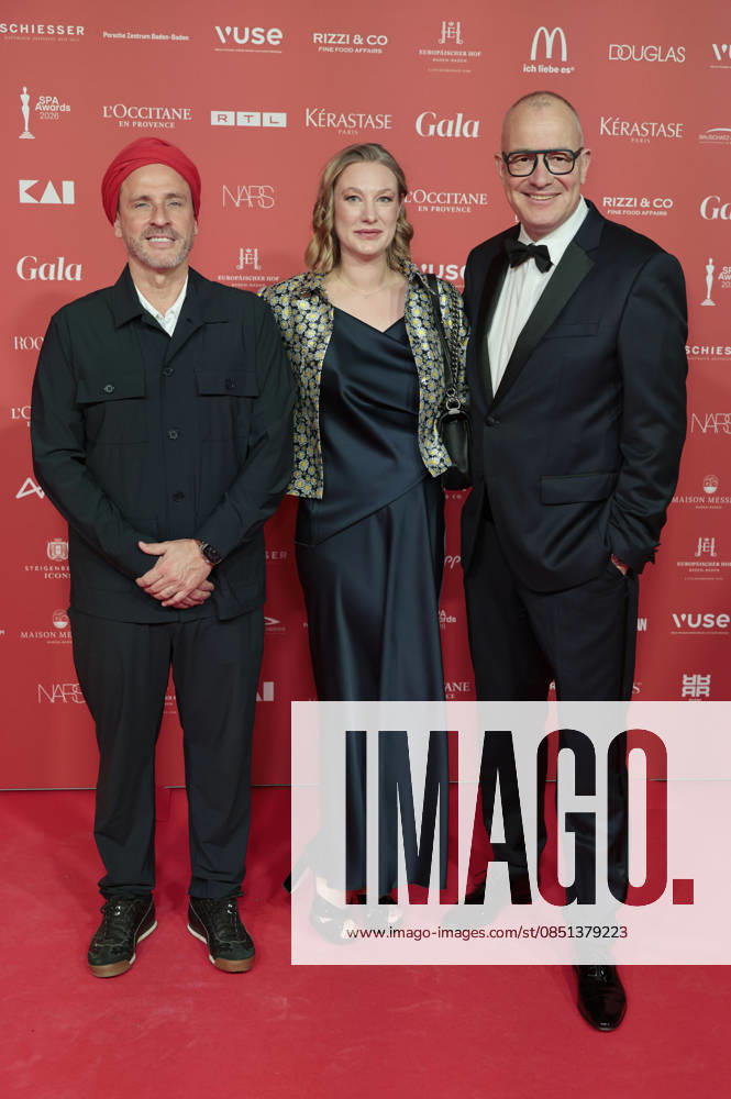 Chakall Eduardo Andres Lopez, Jaqueline Janssen and Jörg Janssen at the 29th Spa Awards 2026 ceremony at the Kurhaus Baden Baden, 21 03 2026 Foto:xR.xSchmiegeltx xFuturexImagex spa_6475