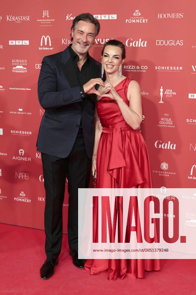 Marco Schreyl and Annika Lau at the 29th Spa Awards 2026 ceremony at the Kurhaus Baden Baden, 21 03 2026 Foto:xR.xSchmiegeltx xFuturexImagex spa_6488