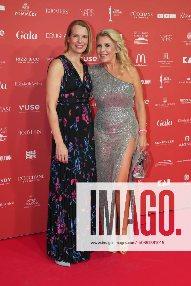 Spa Award 2026 Antje Wehrle and Astrid Bleeker Hellwig on the red carpet at the Spa Awards Gala at the Kurhaus Baden Baden on 21 03 2026 Baden Baden Baden Kurhaus Baden Württemberg