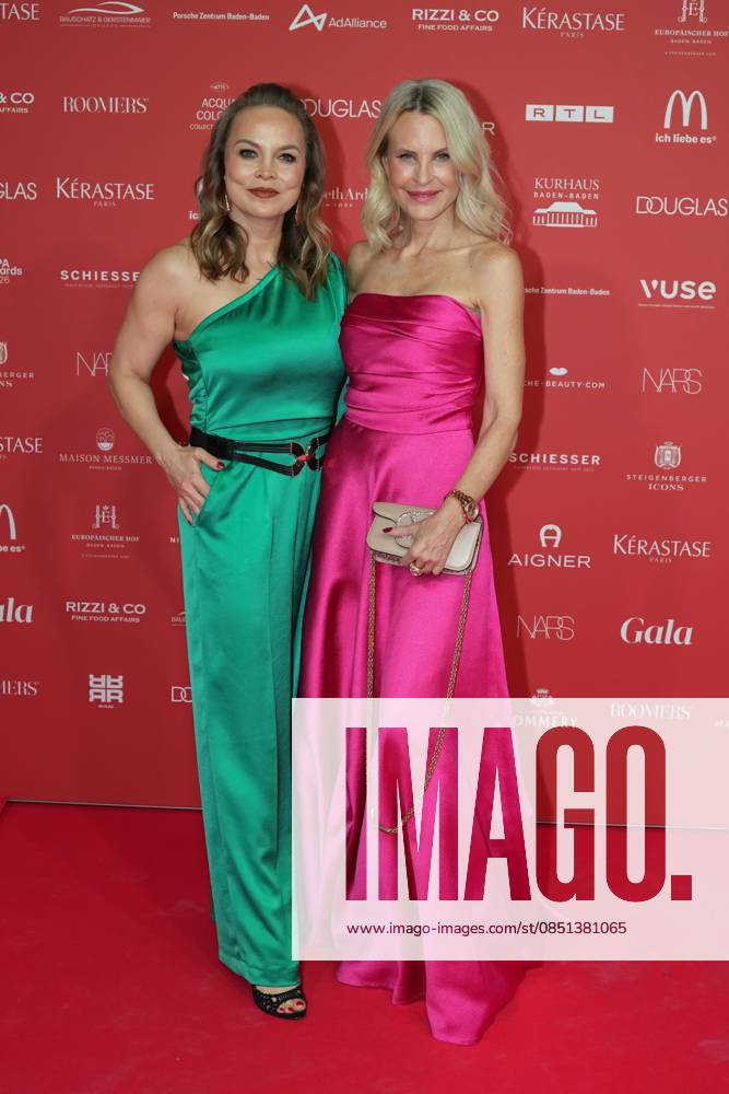 Spa Award 2026 Regina Halmich and Sonja Kiefer on the red carpet at the Spa Awards Gala at the Kurhaus Baden Baden on 21 03 2026 Baden Baden Kurhaus Baden Württemberg