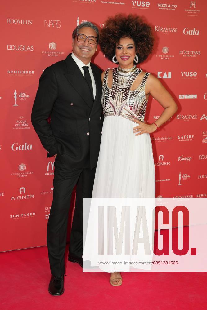 Spa Award 2026 Mustafa Gündogdu Mousse T , Khadra Sufi on the red carpet at the Spa Awards Gala at the Kurhaus Baden Baden on 21 03 2026 Baden Baden Kurhaus Baden Württemberg