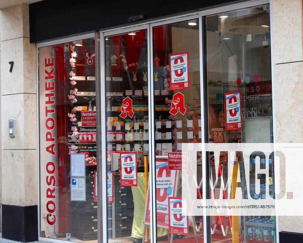 Germany, NRW, healthcare, pharmacies, pharmacy deaths, closed pharmacy in Dortmund, nationwide day of protest, protest, protest posters, pharmacist fees, remuneration, pharmacies dying, closures, Germany