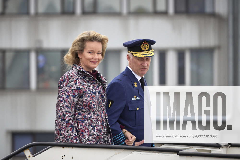State Visit Of The King And Queen Of Belgium To Norway - Day 1 Official visit of the king Philippe and the queen Mathilde in Norway, Departure in the Melsbroek airport, on March, 2026, in Oslo, Norway. Photo by Olivier Polet ABACAPRESS.COM Oslo Norway