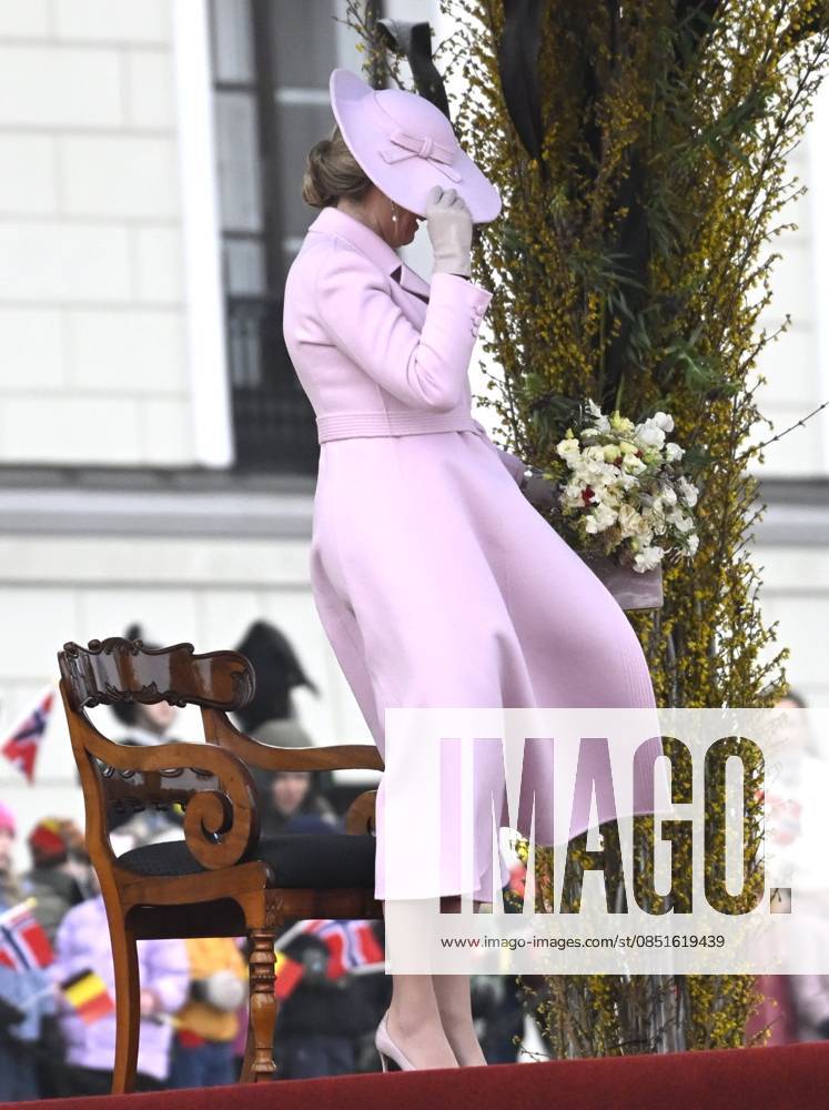 State Visit of King Philippe and Queen Mathilde to Norway (Day 1) OSLO, NORWAY - MARCH 24 : State Visit of King Philippe and Queen Mathilde to Norway (Day 1) : Official welcoming ceremony at the Royal Palace on March 24, 2026 in Oslo, Norway, 24 03 2026 Oslo Norway