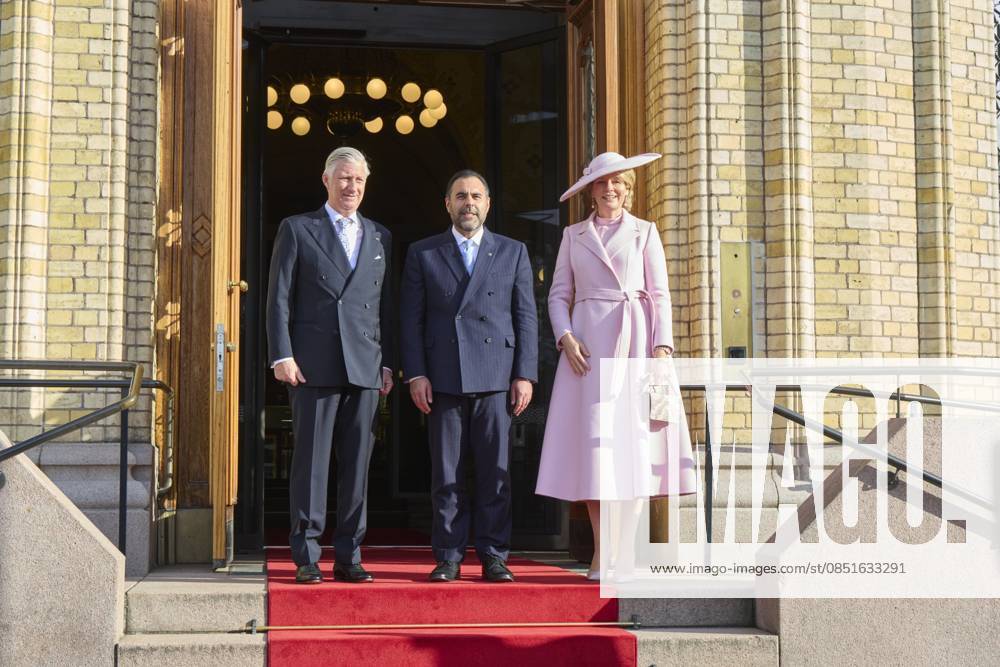 State Visit of King Philippe and Queen Mathilde to Norway (Day 1) OSLO, NORWAY - MARCH 24 : State Visit of King Philippe and Queen Mathilde to Norway (Day 1) : Meeting with Masud Gharahkhani, President of the Storting (Norwegian Parliament) on March 24, 2026 in Oslo, Norway, 24 03 2026 Oslo Norway