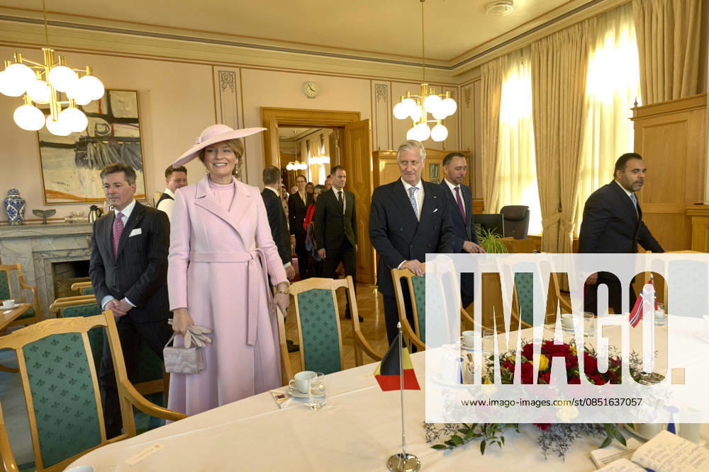 Belgian Royal Couple Visits Norway Official visit of the king Philippe and the queen Mathilde in Norway, Visit of the Norvegian parliament , on March 24, 2026. Photo by Olivier Polet ABACAPRESS.COM Oslo Norway