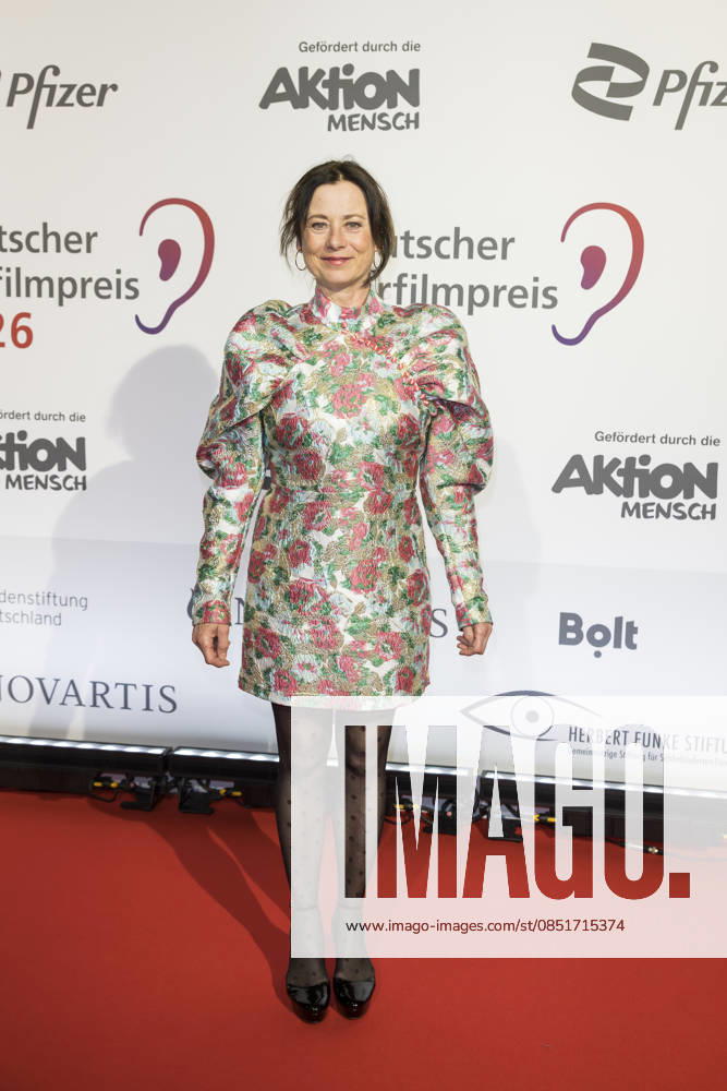 German Hearing Film Award, award ceremony at the Colosseum Cinema, Berlin, 24 03 2026 Inka Friedrich before the award ceremony for the German Hearing Film Award at the Colosseum Cinema in Berlin on 24 03 2026 Berlin Cinema Colosseum