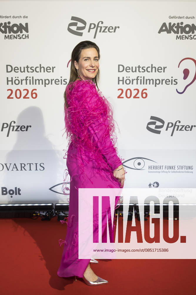 German Audio Film Award, award ceremony at the Colosseum Cinema, Berlin, 24 03 2026 Nadine Heidenreich before the award ceremony for the German Audio Film Award at the Colosseum Cinema in Berlin on 24 03 2026 Berlin Cinema Colosseum