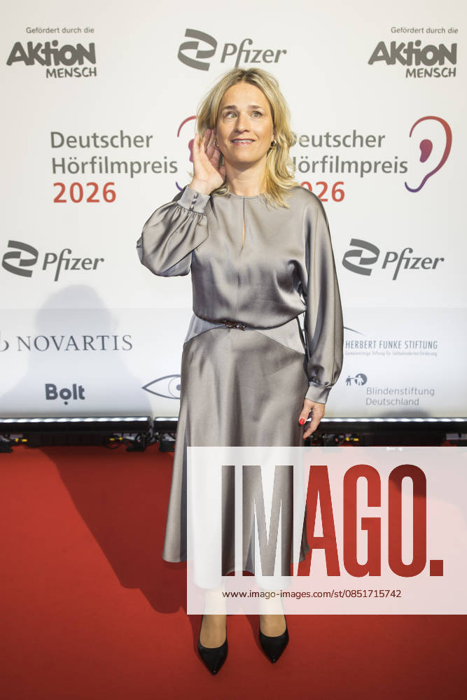German Hearing Film Award, award ceremony at the Colosseum Cinema, Berlin, 24 03 2026 Verena Bentele before the award ceremony for the German Hearing Film Award at the Colosseum Cinema in Berlin on 24 03 2026 Berlin Cinema Colosseum