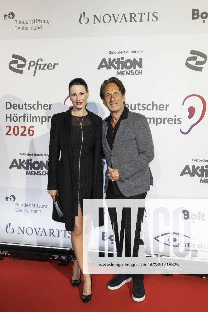 German Audio Film Award, Award Ceremony at the Colosseum Cinema, Berlin, 24 03 2026 Katharina Gerhardt and Falk Willy Wild before the award ceremony for the German Audio Film Award at the Colosseum Cinema in Berlin on 24 03 2026 Berlin Cinema Colosseum