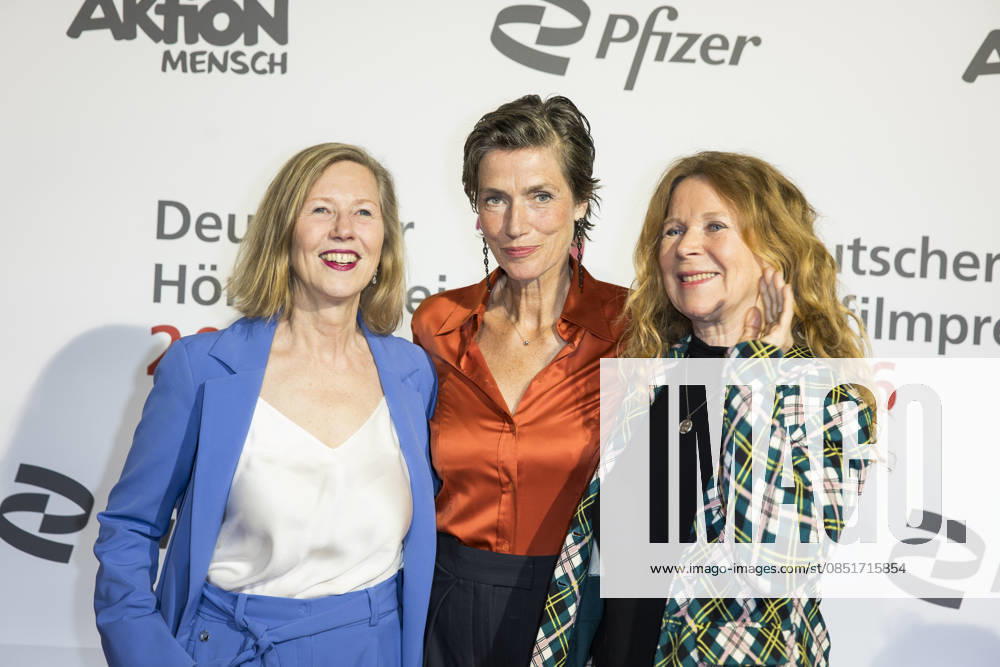 German Hearing Film Award, award ceremony at the Colosseum Cinema, Berlin, 24 03 2026 Petra Zieser, Julia Bremermann and Marion Kracht before the award ceremony for the German Hearing Film Award at the Colosseum Cinema in Berlin on 24 03 2026 Berlin Cinema Colosseum