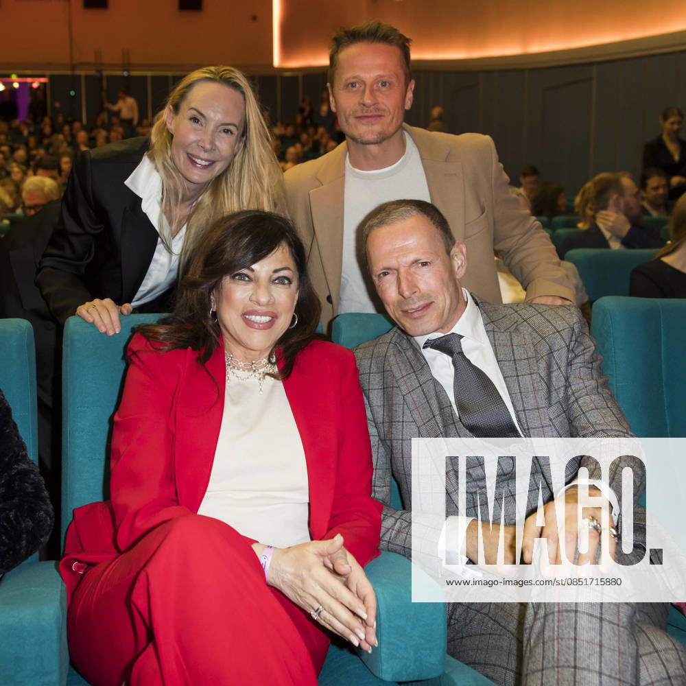 German Audio Film Award, Award Ceremony at the Colosseum Cinema, Berlin, 24 03 2026 First row Alice Brauner and Michael Zechbauer, second row Feo Aladag and Roman Knizka before the award ceremony for the German Audio Film Award at the Colosseum Cinema in Berlin on 24 03 2026 Berlin Cinema Colosseum