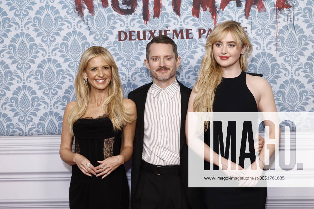 Sarah Michelle Gellar, Elijah Wood, Kathryn Newton Premiere of the film Wedding Nightmare 2 at the Pathé Palace in Paris, March 25, 2026 Cyrl Moreau Bestimage Premiere of the film Wedding Nightmare 2 at the Pathé Palace in Paris, March 25, 2026 Paris France