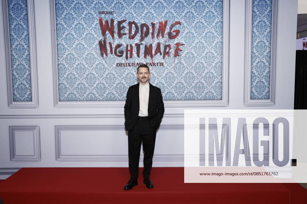 Elijah Wood Premiere of the film Wedding Nightmare 2 at the Pathé Palace in Paris, March 25, 2026 Cyrl Moreau Bestimage Premiere of the film Wedding Nightmare 2 at the Pathé Palace in Paris, March 25, 2026 Paris France