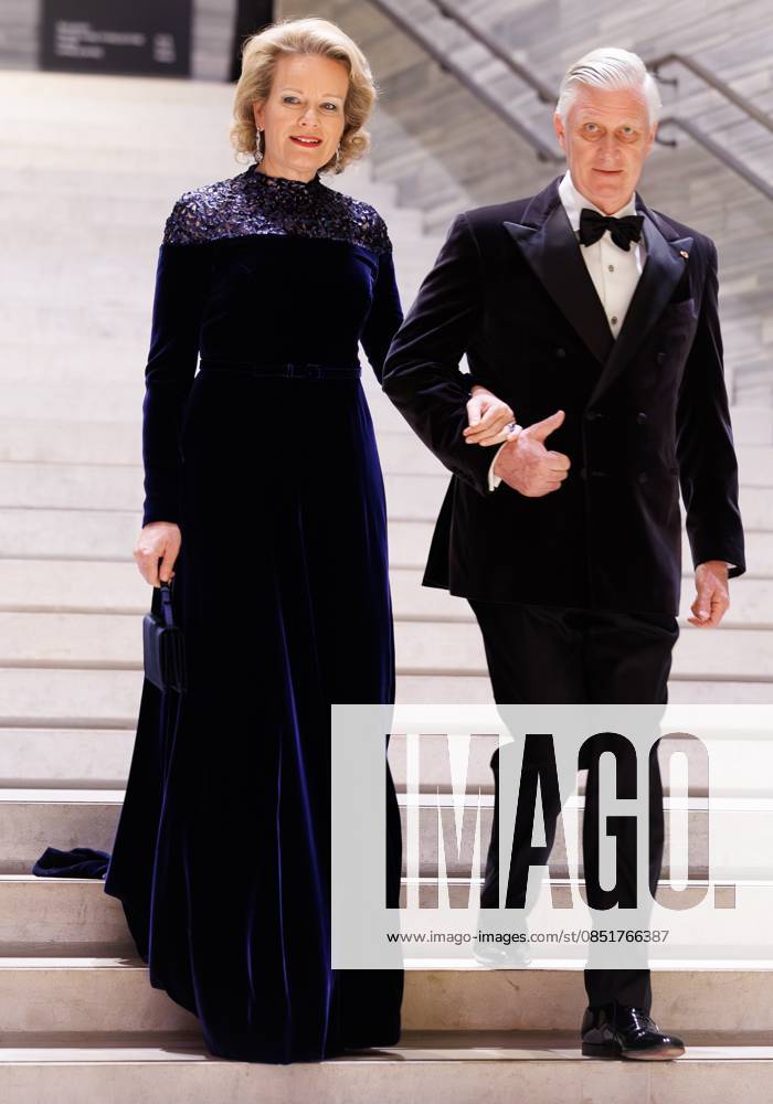 Queen Mathilde of Belgium and King Philippe - Filip of Belgium pictured ahead of a concert at the National Museum in Oslo, on day two of the official state visit of the Belgian royal couple to Norway, on Wednesday 25 March 2026. Belgian monarchs are on an official state visit to Norway from 24 to 26 March 2026. BENOITxDOPPAGNE 168894753