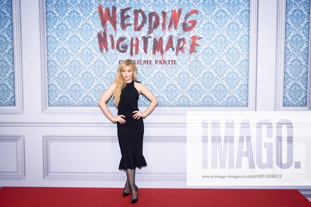 Kathryn Newton Premiere of the film Wedding Nightmare 2 at the Pathé Palace in Paris, March 25, 2026 Cyrl Moreau Bestimage Premiere of the film Wedding Nightmare 2 at the Pathé Palace in Paris, March 25, 2026 Paris France