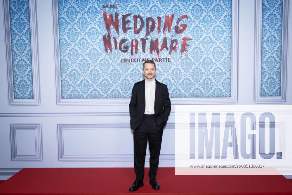 Elijah Wood Premiere of the film Wedding Nightmare 2 at the Pathé Palace in Paris, March 25, 2026 Cyrl Moreau Bestimage Premiere of the film Wedding Nightmare 2 at the Pathé Palace in Paris, March 25, 2026 Paris France
