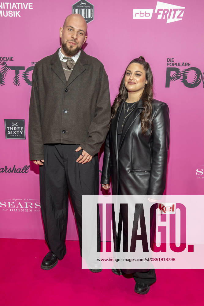 ABB POLYTON Luca Noel and and Simona as guests on the red carpet at the Polyton Music Award Ceremony 2026 at Atelier GardensBerkin on Wednesday 25 03 2026 in Berlin Berlin Germany