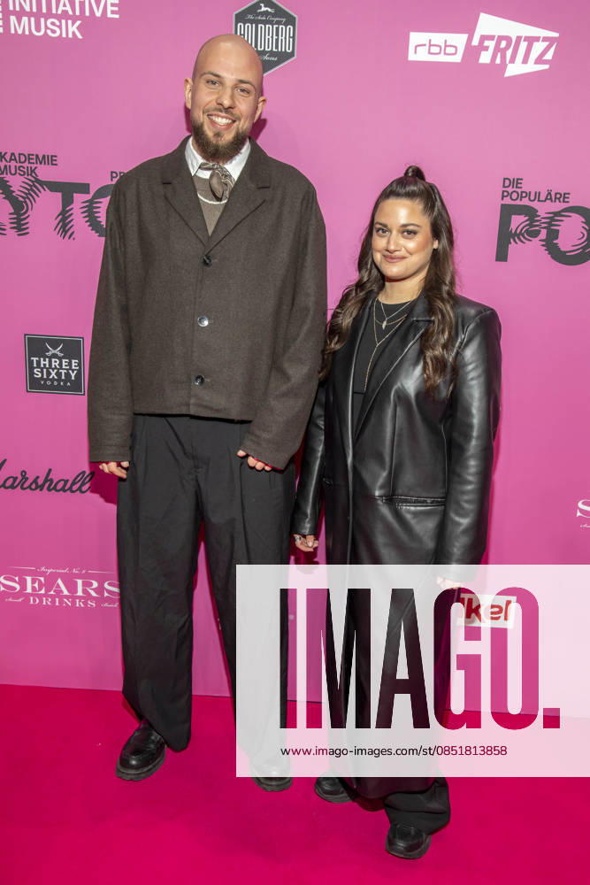 ABB POLYTON Luca Noel and and Simona as guests on the red carpet at the Polyton Music Award Ceremony 2026 at Atelier GardensBerkin on Wednesday 25 03 2026 in Berlin Berlin Germany