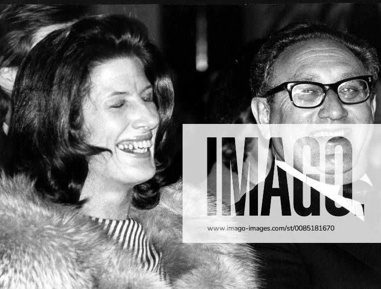 US SECERARY OF STATE HENRY KISSINGER AND HIS WIFE NANCY. .JVB WST BELGA x366405x