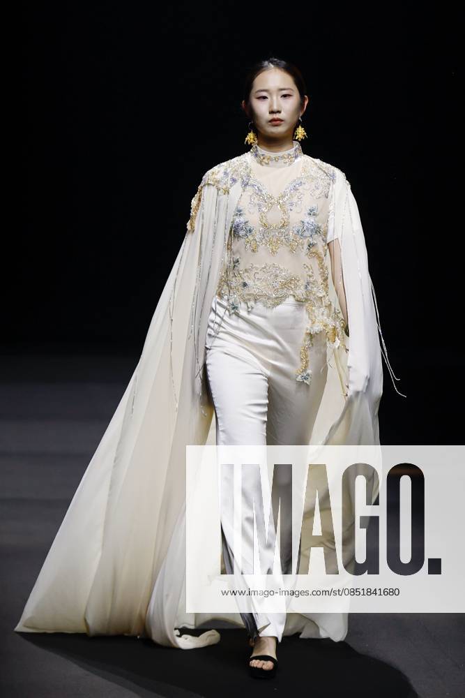 A model walks the runway at the XiaoZhuangTangYun collection by designer Midori on day 7 of China Fashion Week 2026 (Spring) at 798Â·751 PARK on March 26, 2026 in Beijing, China.