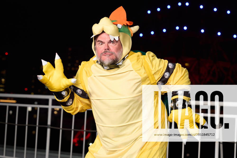 Nintendo and Illumination celebrate THE SUPER MARIO GALAXY MOVIE at the famous Tokyo Tower in Tokyo, Japan on Thursday, March 26, 2026. The movie will be released on April 1, 2026 in the United States and in Japan on April 24. Pictured: Jack Black, aflo_324926740