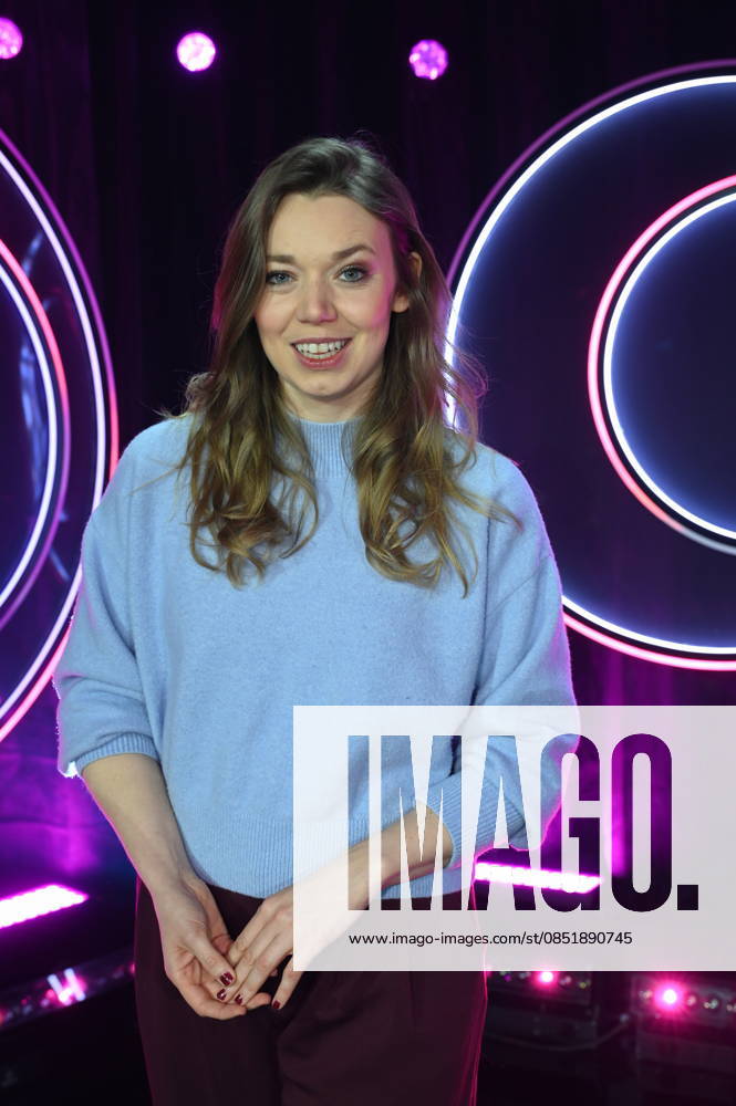 Actress and comedian Victoria Abelmann Brockmann as a guest on the ARD show Ladies Night - the only comedy and cabaret show with an all-female cast on German-speaking television