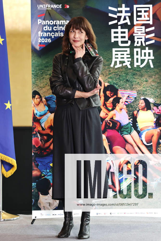 French actress Sophie Marceau attends the press conference of 2026 French Film Panorama on March 25, 2026 in Beijing, China.